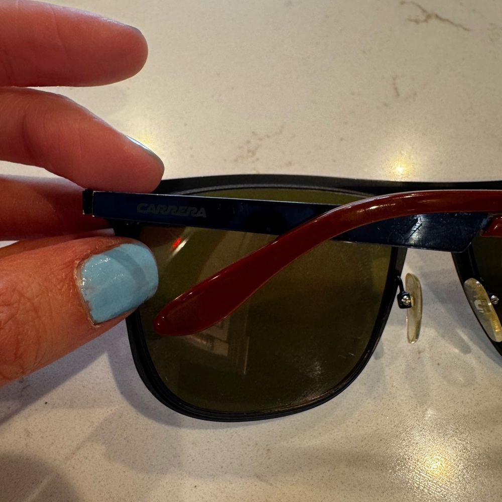 Carrera Navy Sunglasses with Orange Lenses - Picture 5 of 6
